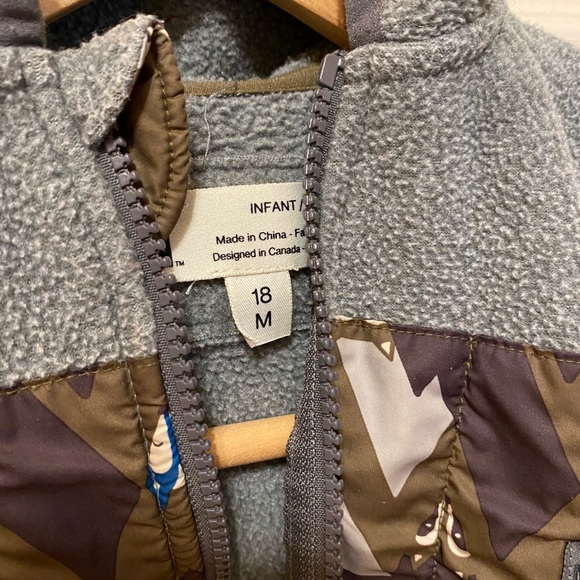 MEC fleece toddler coat - Picture 2 of 4